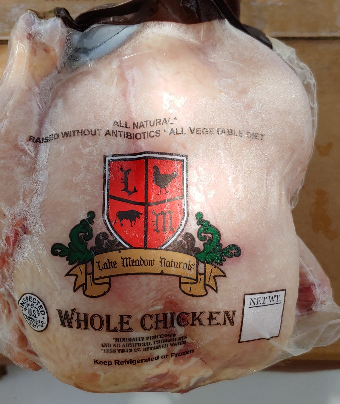 Chicken-Whole, Young Broiler Hen, Free-range (Avg 3-3.75 LBS)
