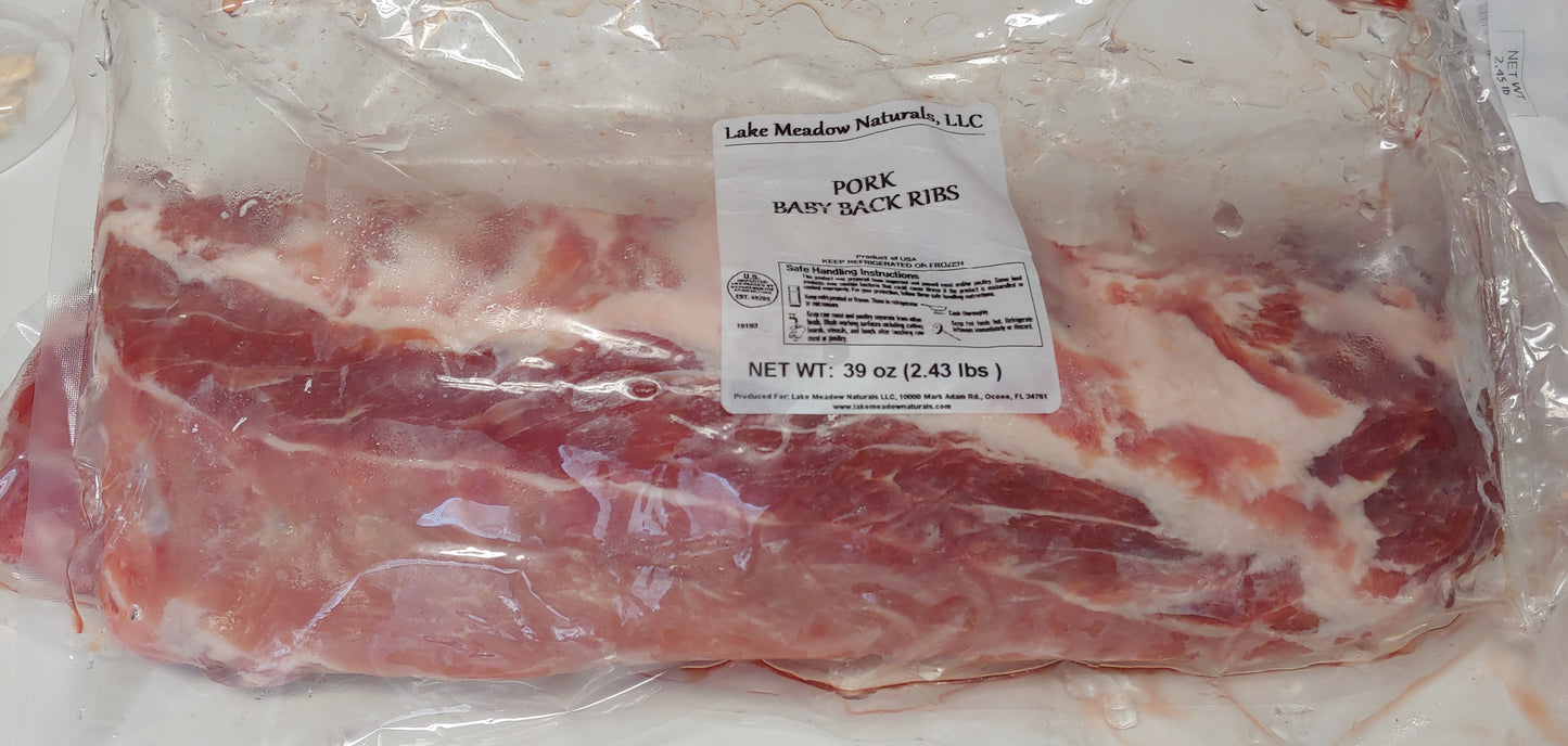 Pork, Heritage, Baby Back Ribs