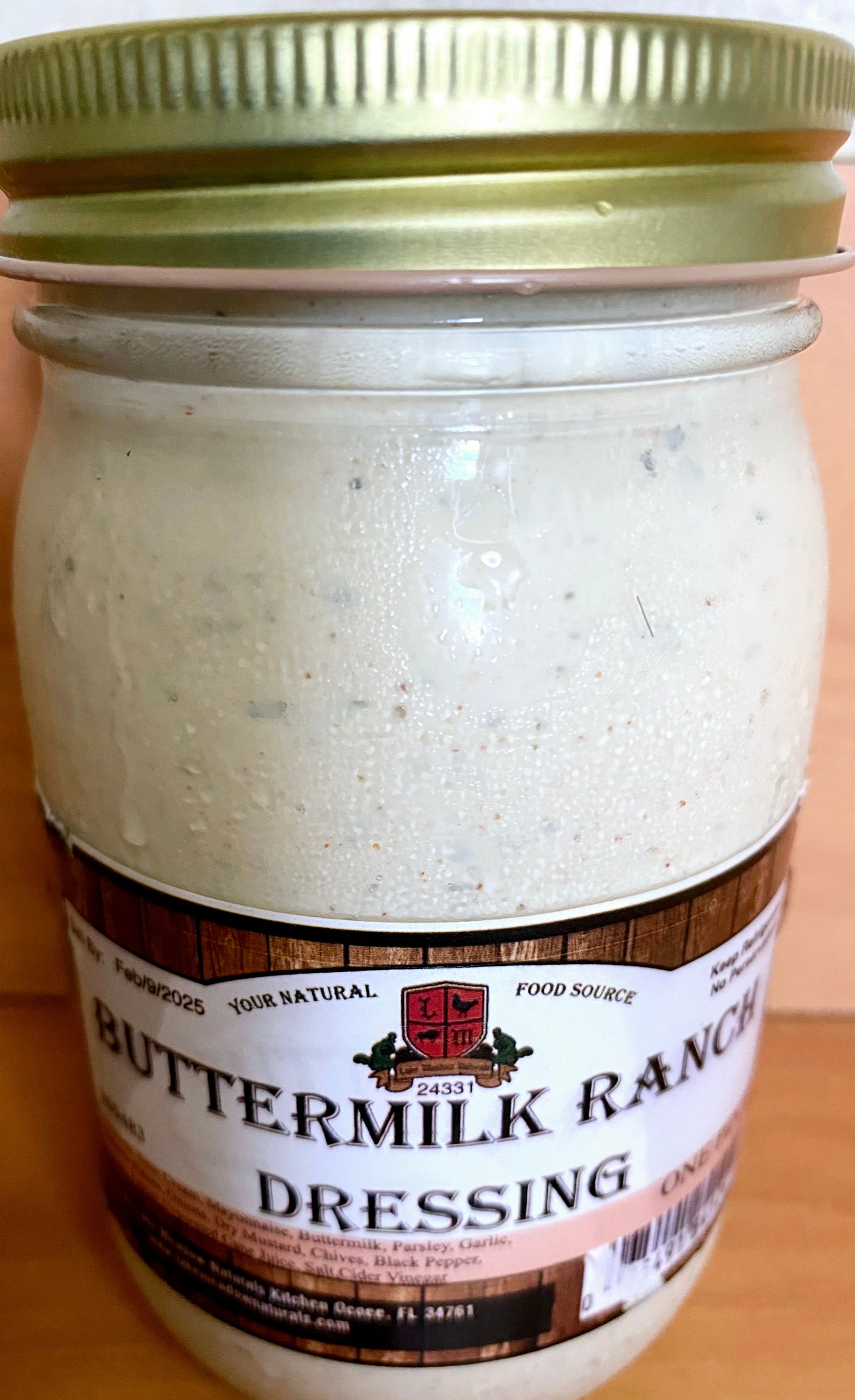 Dressing- Ranch- 1 pint jar