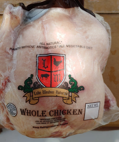 Chicken-Whole, Young  Broiler Hen, Free-range (Avg 3-3.75 LBS)